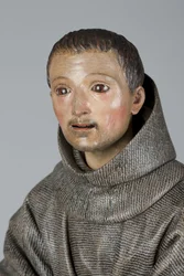 San Diego of Alcala, 1665-70 körül (polikróm fa)